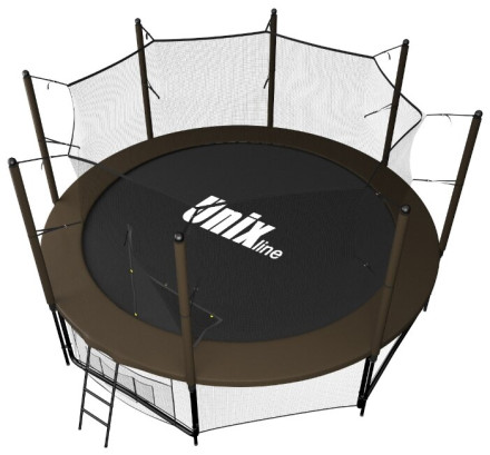 Каркасный батут Unix Line 8 ft inside black/brown Каркасный батут Unix Line 8 ft inside black/brown