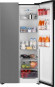 Холодильник WEISSGAUFF WSBS 600 NoFrost Inverter Bru Steel Glass