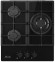Газовая варочная панель Monsher MGG 43 Noir