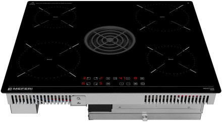 Индукционная варочная панель со встроенной вытяжкой Meferi XSMART60BK POWER Индукционная варочная панель со встроенной вытяжкой Meferi XSMART60BK POWER