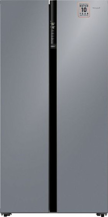 Холодильник WEISSGAUFF WSBS 600 NoFrost Inverter Dark Grey Glass Холодильник WEISSGAUFF WSBS 600 NoFrost Inverter Dark Grey Glass