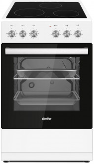 Электроплита Simfer F55VW14025 белая эмаль Электроплита Simfer F55VW14025 белая эмаль