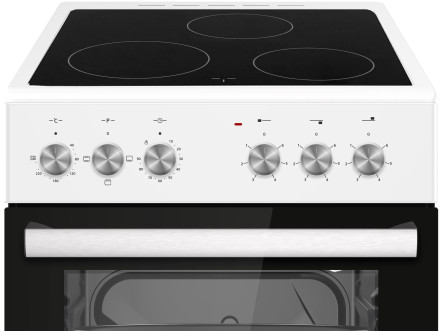 Электроплита Simfer F55VW14025 белая эмаль
