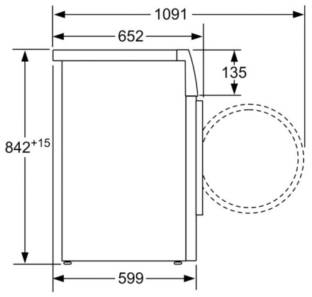 Сушильная машина Bosch WTW85461OE