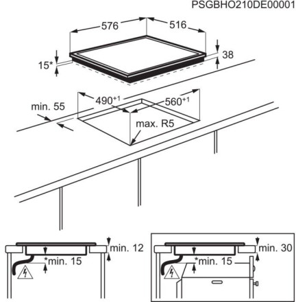 Электрическая варочная панель AEG IAE64431FB