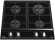 Встраиваемая газовая варочная панель Teka GZC 64300 XBN black