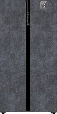 Холодильник WEISSGAUFF WSBS 600 NoFrost Inverter Rock Glass Холодильник WEISSGAUFF WSBS 600 NoFrost Inverter Rock Glass