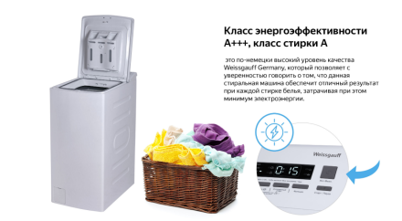 Стиральная машина Weissgauff WM 40275 TD