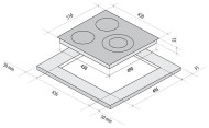 Варочная панель Fornelli PV 45 Delizia WH