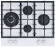 Встраиваемая газовая варочная панель Lex GVG 646T WH