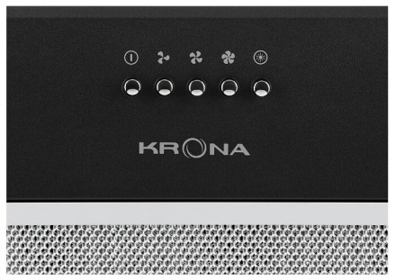 Встраиваемая вытяжка Krona Ambra 600 Black PB
