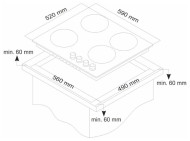 Газовая варочная панель Simfer H60H40C400