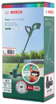 Триммер аккумуляторный BOSCH EasyGrassCut 18-230 (0.600.8C1.A00)