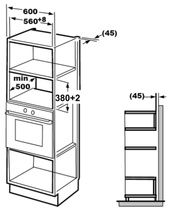 Встраиваемая микроволновая печь Kuppersberg HMW 645 B