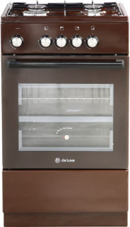 Газовая плита DeLuxe 5040.48 г щ 014 коричневый Газовая плита DeLuxe 5040.48 г щ 014 коричневый