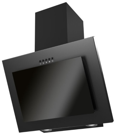 Каминная вытяжка Krona SARA PB 600 black/black glass Каминная вытяжка Krona SARA PB 600 black/black glass