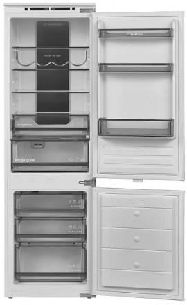 Холодильник MAUNFELD MBF177NFWHGR Inverter Холодильник MAUNFELD MBF177NFWHGR Inverter