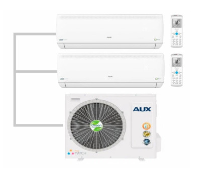 Мульти сплит-система AUX AUX AM2-H18/4DR2/AMWM-H09/4R2(J)/AMWM-H09/4R2(J)