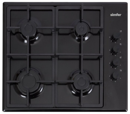 Газовая варочная панель Simfer H60Q40B412 Газовая варочная панель Simfer H60Q40B412