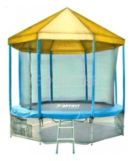 Каркасный батут Optifit Like 10ft с крышей 305х305х240 см Каркасный батут Optifit Like 10ft с крышей 305х305х240 см