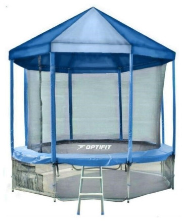 Каркасный батут Optifit Like 10ft с крышей 305х305х240 см Каркасный батут Optifit Like 10ft с крышей 305х305х240 см