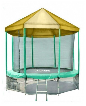 Каркасный батут Optifit Like 10ft с крышей 305х305х240 см Каркасный батут Optifit Like 10ft с крышей 305х305х240 см