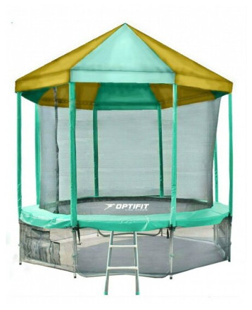 Каркасный батут Optifit Like 10ft с крышей 305х305х240 см Каркасный батут Optifit Like 10ft с крышей 305х305х240 см