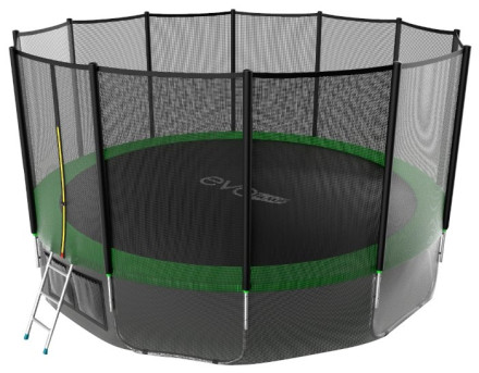 Каркасный батут EVO Jump 16FT External с нижней сетью 488х488х265 см