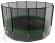 Каркасный батут EVO Jump 16FT External с нижней сетью 488х488х265 см