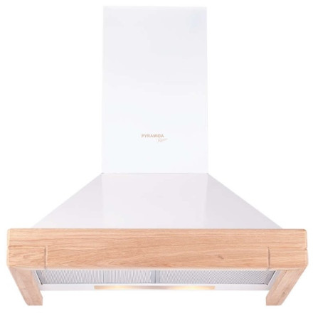 Каминная вытяжка PYRAMIDA КН WOOD 60 WHITE