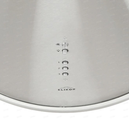 Каминная вытяжка Elikor Омега 60Н-650-К3Д нержавеющая сталь
