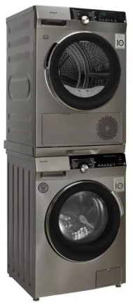 Комплект стиральная и сушильная машина Weissgauff WM 4947 DC Inverter Steam Silver + WD 879 Diamond Heat Pump Комплект стиральная и сушильная машина Weissgauff WM 4947 DC Inverter Steam Silver + WD 879 Diamond Heat Pump