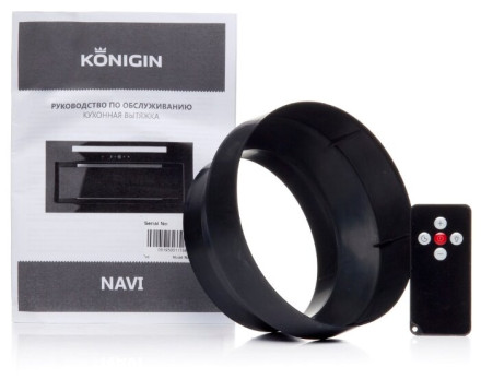 Встраиваемая вытяжка Konigin Navi White Glass 60 Встраиваемая вытяжка Konigin Navi White Glass 60