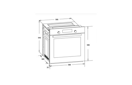 Встраиваемый электрический духовой шкаф Simfer B6EM58035 Встраиваемый электрический духовой шкаф Simfer B6EM58035