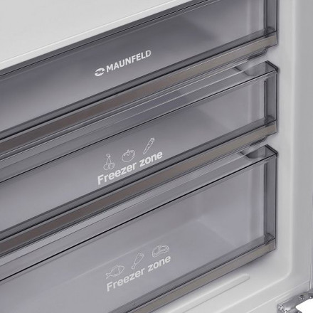 Холодильник MAUNFELD MBF19369NFWGR LUX Inverter