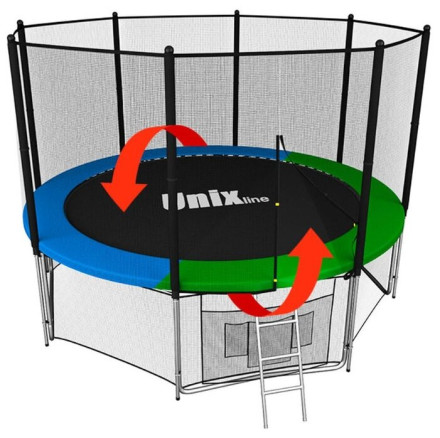 Каркасный батут Unix Line 10ft Classic (outside) 305х305х241 см Каркасный батут Unix Line 10ft Classic (outside) 305х305х241 см