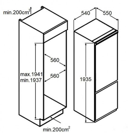 Холодильник MAUNFELD MBF193NFFWGR Inverter