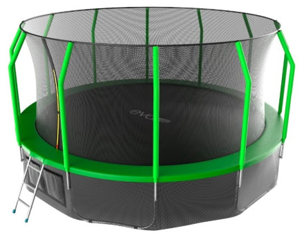 Каркасный батут EVO Jump 16FT Cosmo с нижней сетью 488х488х265 см