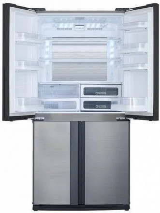 Холодильник Sharp SJ-EX770FSL серебристый