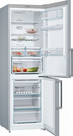 Холодильник Bosch KGN36ML3P серебристый