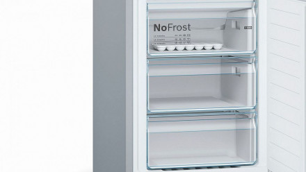 Холодильник Bosch KGN36ML3P серебристый