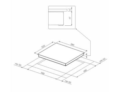 Встраиваемая варочная панель GRAUDE EK 60.0 C
