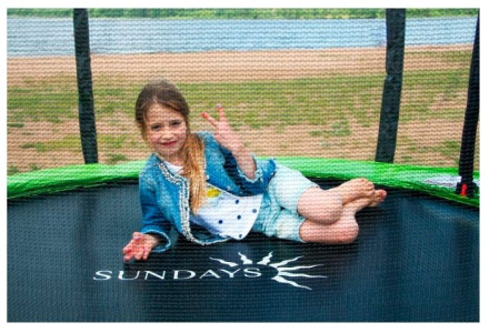 Каркасный батут Sundays Champion Premium 305 см - 10ft с сеткой 312х312х254 см