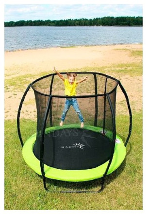 Каркасный батут Sundays Champion Premium 305 см - 10ft с сеткой 312х312х254 см