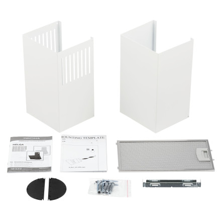 Каминная вытяжка Krona Helga 600 white S Каминная вытяжка Krona Helga 600 white S