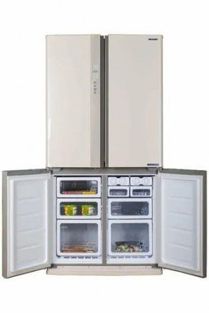 Холодильник Sharp SJ-EX820FBE бежевый