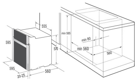 Духовой шкаф Korting OKB 482 CRSC