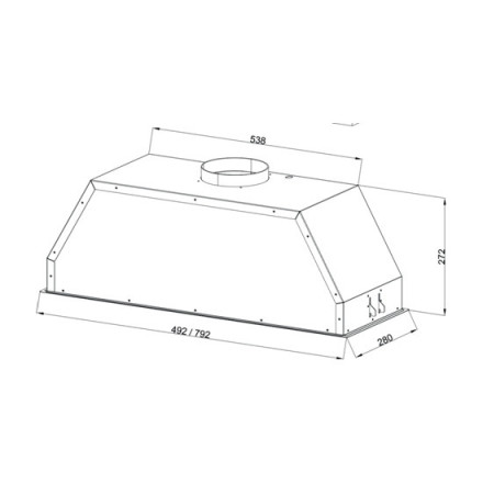Встраиваемая вытяжка Zigmund Shtain K 011.7 W Встраиваемая вытяжка Zigmund Shtain K 011.7 W