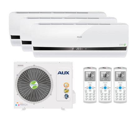 Мульти сплит-система AUX AM3-H27/4DR1B / AMWM-H09/4R1 (L) (v2) x 3 units