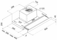 Встраиваемая вытяжка MAUNFELD Ouse Glass 50 C черный Встраиваемая вытяжка MAUNFELD Ouse Glass 50 C черный